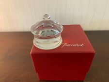 Presse papier à décor d'avion en cristal de Baccarat