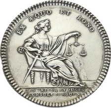 O3766 Jeton Louis XVI Prieurs Juges Consuls Rouen 1780 's argent SUP - M offre