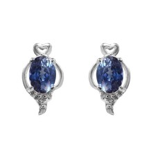 Boucles D’Oreilles Saphir