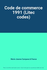 Code de commerce 1991 (Litec