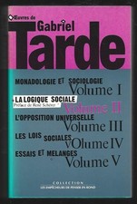 OEUVRES DE GABRIEL TARDE 