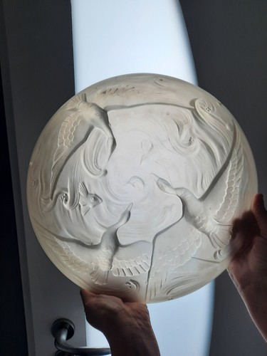 Art deco plafonnier vasque - art,