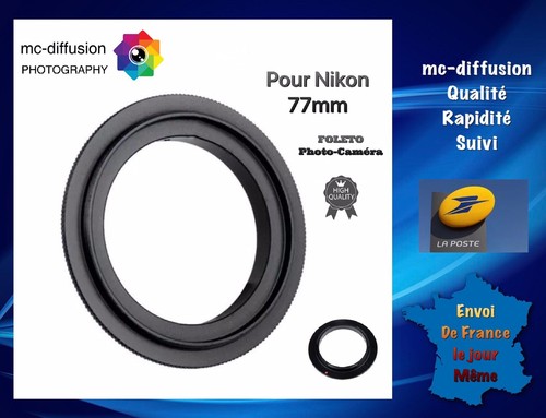 Bague inversion objectif - , 77mm