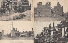 Lot of 4 old postcards