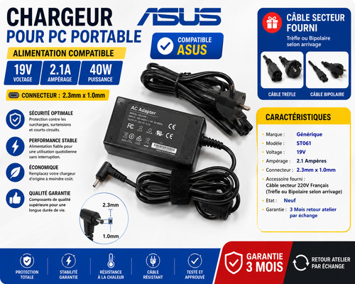 Chargeur pour portable - pc,