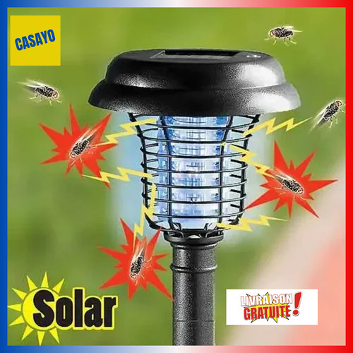 Lampe solaire anti moustique - lampe,