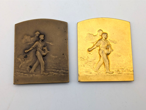 Médailles bronze semeur - médailles,