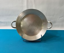 Plat de service à gratin œuf CHRISTOFLE métal argenté poêlon 19 cm table