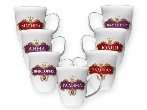 Tasse avec noms - avec, mug
