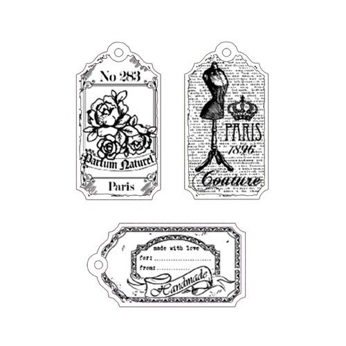 Tampons transparents tags - tampons,