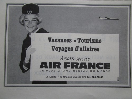 1967 pub air france airline - pub,