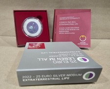 Coffret 25€ Euros Autriche Argent 900 Niobium 2022 ''Extraterrestre Life''