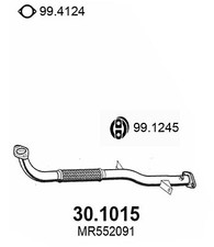 Tuyau d'échappement ASSO