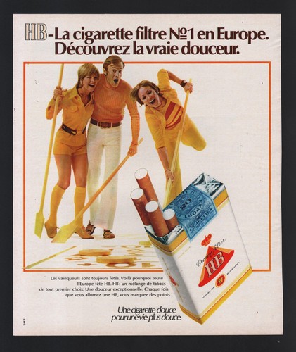 Publicite 1973 cigarettes - 1973, hb