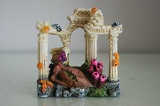 Petit Détaillé Classique Grec Colonne Ruine Environ 10 x 5 x 10 CM 'Aquarium