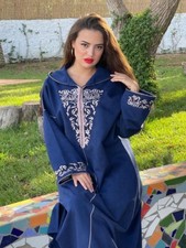 djellaba femme faux daim 