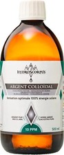 Argent Colloïdal 10 PPM BOUTEILLE VERRE 500ml●Fabriqué en FRANCE●100% Naturel...
