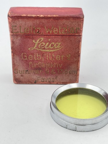 Leica gelb filter e - filter, e.leitz