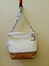 COACH NWT ALL LEATHER 2 TONE 2