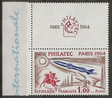 N° 1422**  EXPOSITION PHILATELIQUE INTERNATIONALE PHILATEC