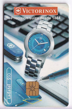 AMERIQUE  TELECARTE / PHONECARD .. MEXIQUE 50$ MONTRE WATCH VICTORINOX PUCE