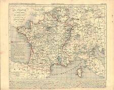 Gravure ancienne carte