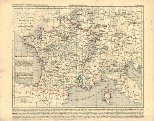 Gravure ancienne carte