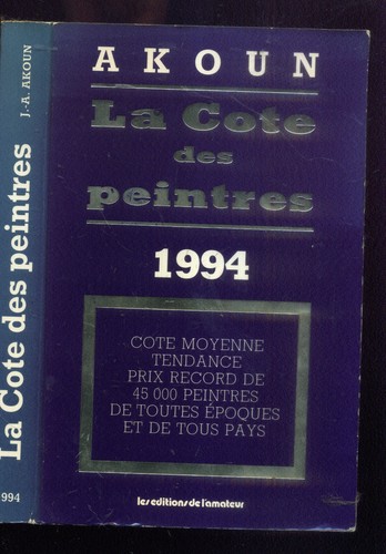 Akoun 1994 cote des - akoun,