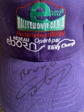 Casquette E-Rallye Monte-Carlo 2022  Signée Pilote Bruno Saby