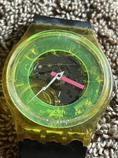 A Vintage 1985 Swatch Techno
