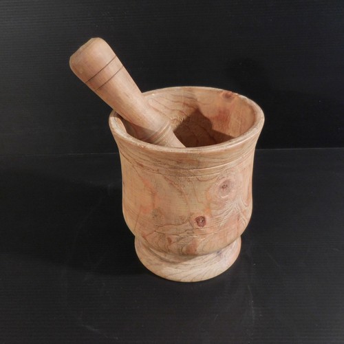 Mortier pilon bois olivier