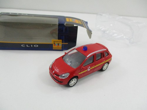 Renault clio pompiers rouge - renault,