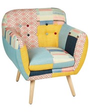 Fauteuil tissu multicolore - fauteuil,