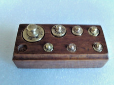 Ancienne boite poids laiton 50