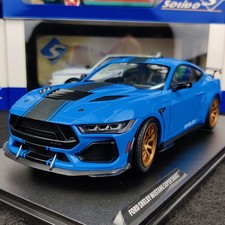 VOITURE SOLIDO FORD SHELBY MUSTANG SUPER SNAKE GRABBER BLUE 2025 1:18 NEUF.B