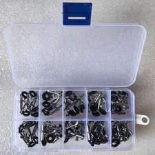Kit de remplacement embout guide canne à pêche 50 pièces œillets anneau cér