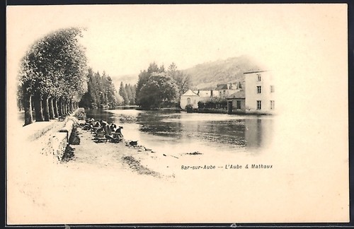 Cpa bar sur aube - cpa, et
