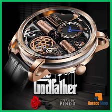 ✅ Montre PINDU Mécanique Homme 45.5mm Série Classique Godfather M2791B