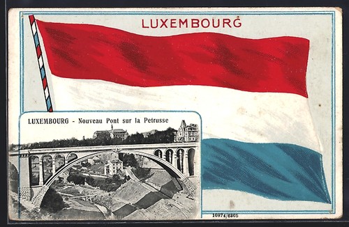Cpa luxembourg nouveau pont - cpa,