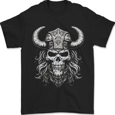 T-Shirt Viking Guerrier Crâne