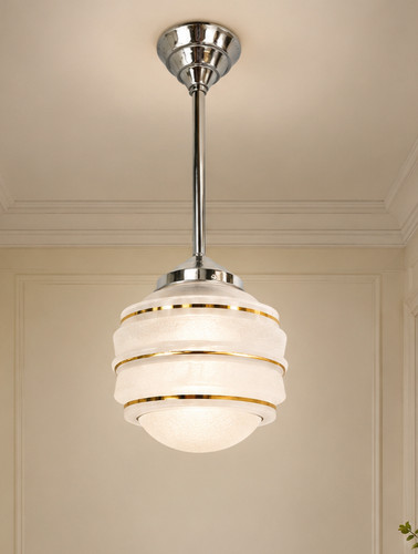 Suspension vintage art déco - suspension,