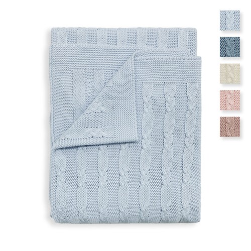 Couverture bébé effet laine - bébé,