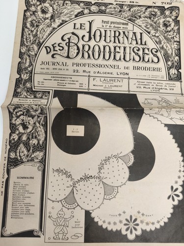 Ancien journal broderie - , le