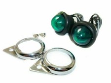 Vert Pilote Feux Chrome Jante