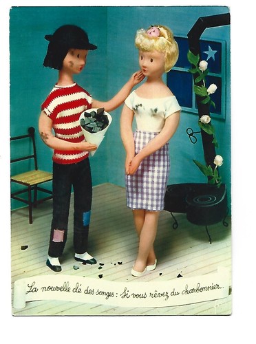 Illustration peynet c - c, est
