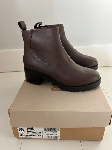 Camper wanda black boot brown - camper,