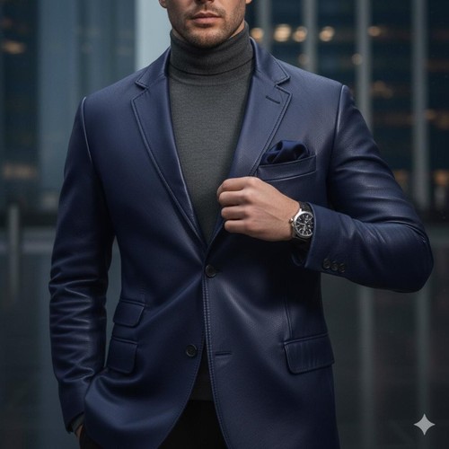 Nouveau blazer cuir pour - blazer, en