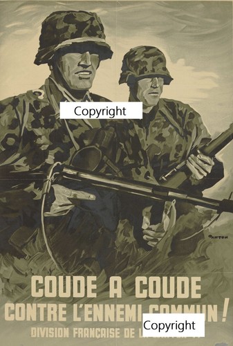 All ww2 affiche lvf milice - affiche,