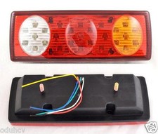2x Arrière 12V LED Feux Arrières Avec 4 Fonctions Bus Benne Van Camper SUV 4x4