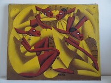 Grand tableau art naïf